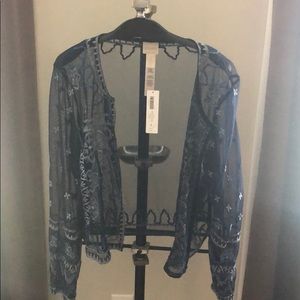 Chico’s size 3 embroidered wrap